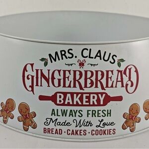 Gingerbread Bakery Metal Christmas Tree Collar, Multicolor, 27", by Holiday Time